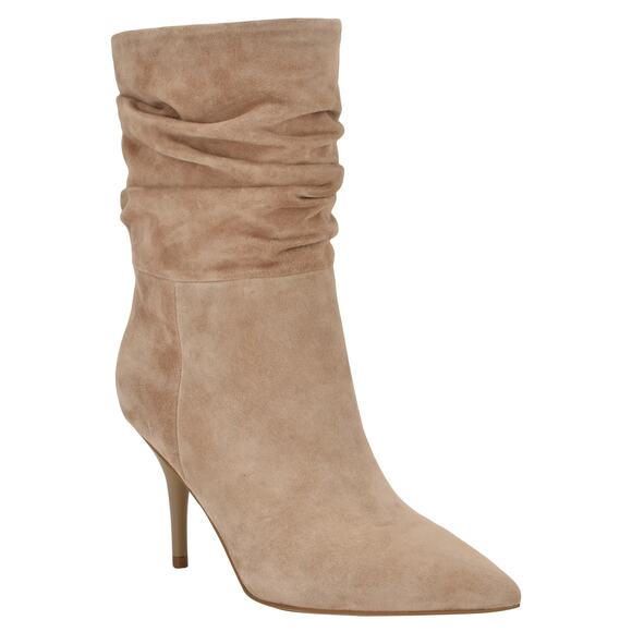 Calvin Klein Women Cerine Pointed Toe Slouch Boots Size US 9.5M Light Natural - Picture 1 of 6